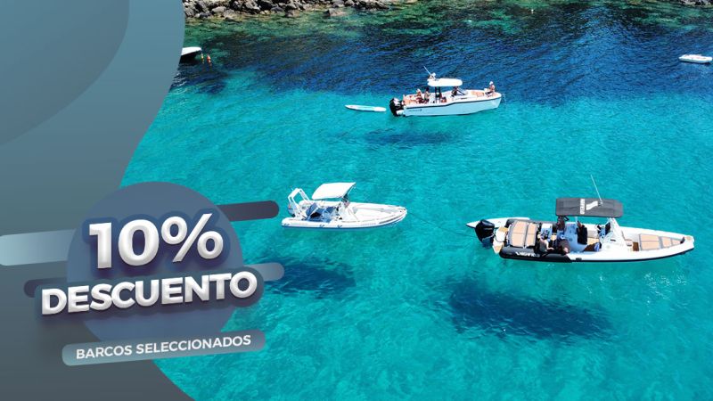 Alquila tu barco en Ibiza al mejor precio: ¡10% de descuento!